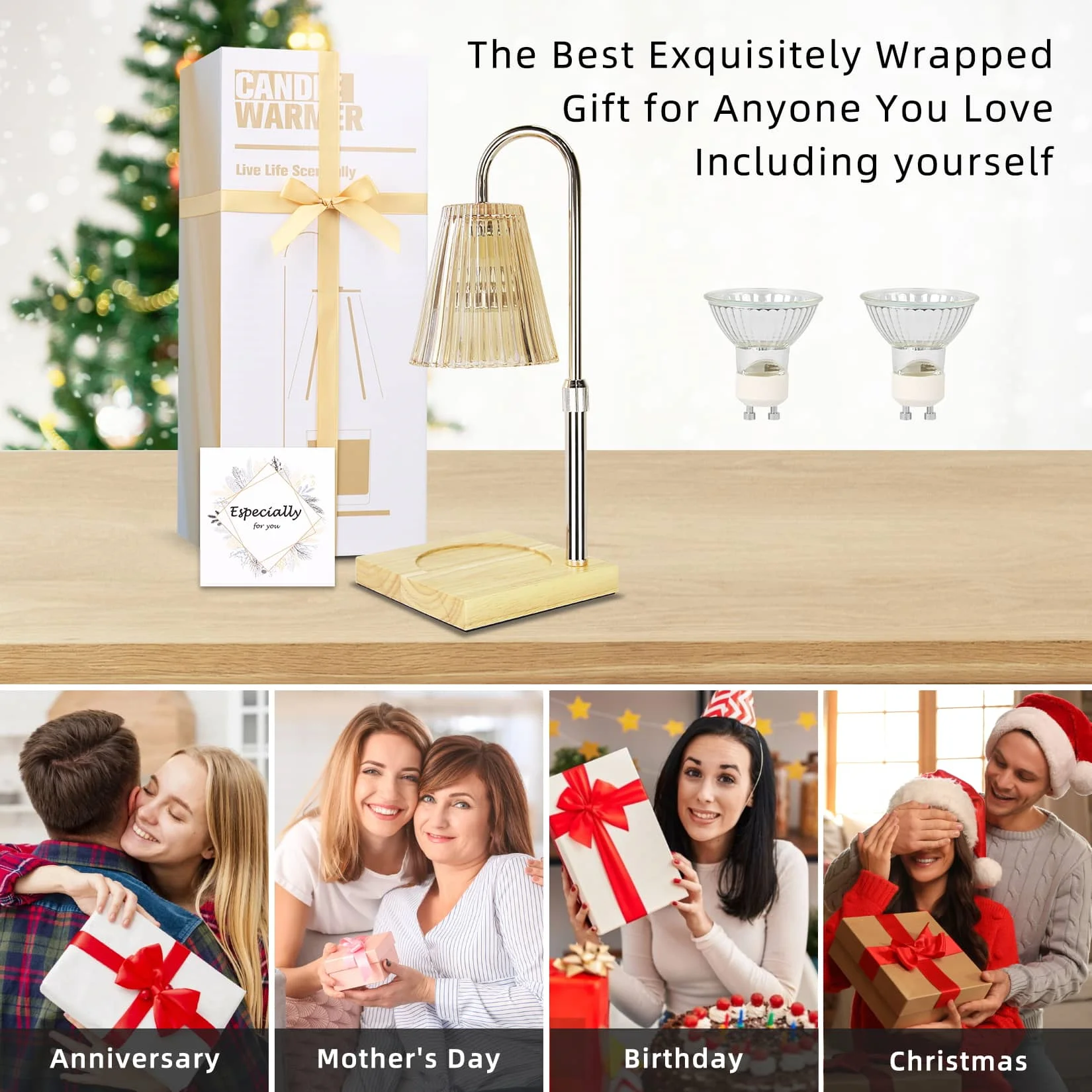 CANMEIJIA Melted wax table lamp 001 liftable model GU10 lamp holder