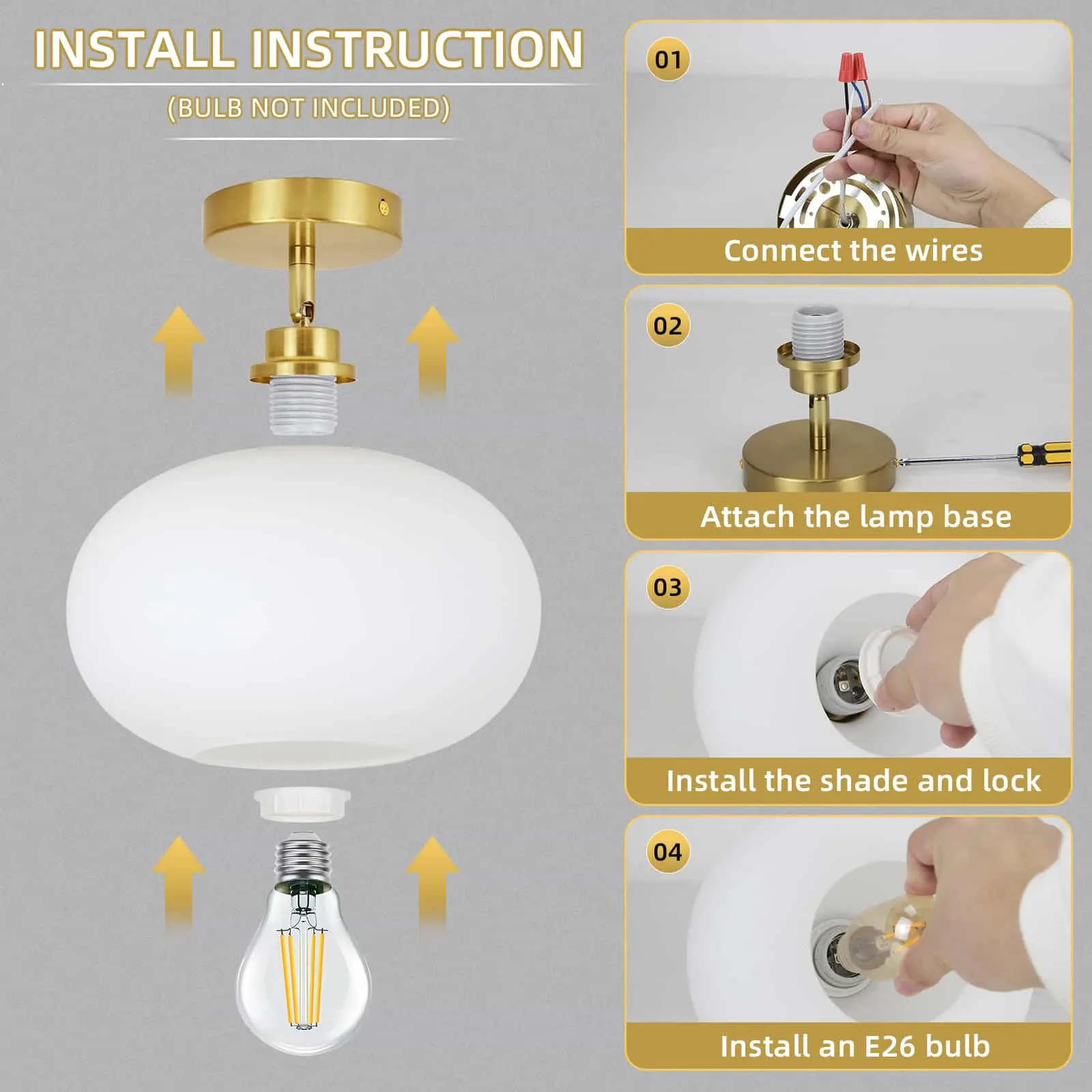 CANMEIJIA ceiling light glass  style