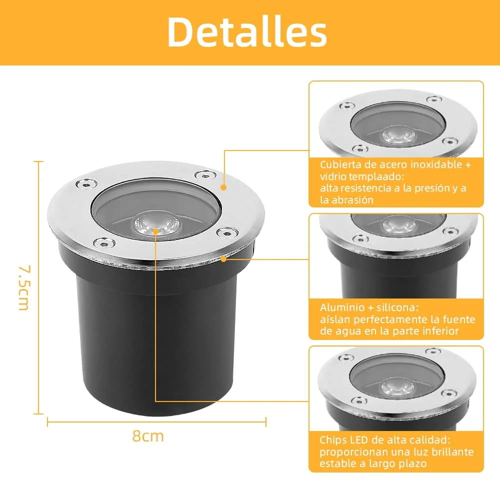 CANMEIJIA Buried lamps are installed in two