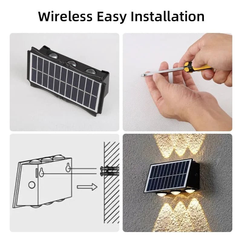 (CANMEIJIA) Solar Telescope Wall Lamp Plastic Waterproof Model