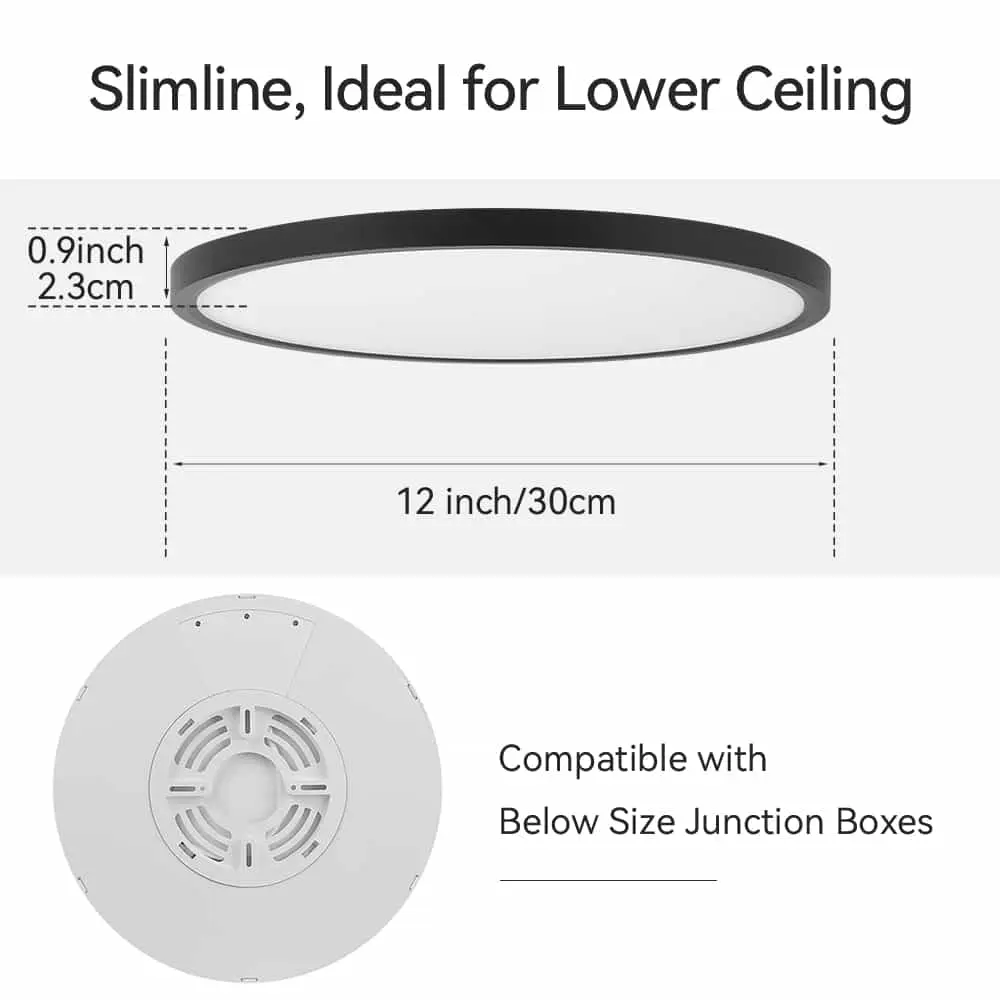 CANMEIJIA ceiling light Ultra-thin edge-lit quanlin style
