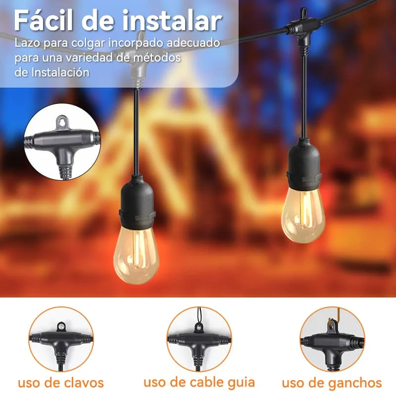 CANMEIJIA Light string 001 American standard two-hole plug 220v E27 lamp holder