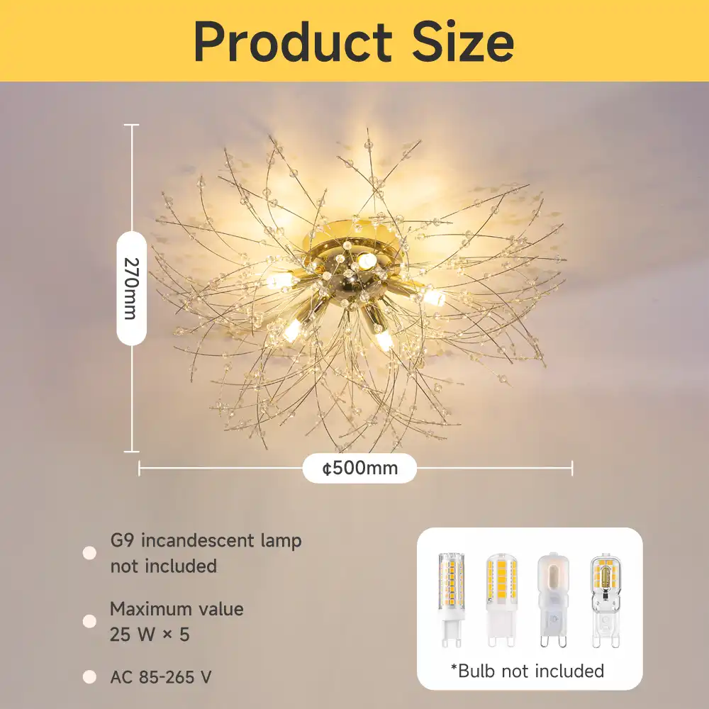 CANMEIJIA Dandelion-style ceiling light