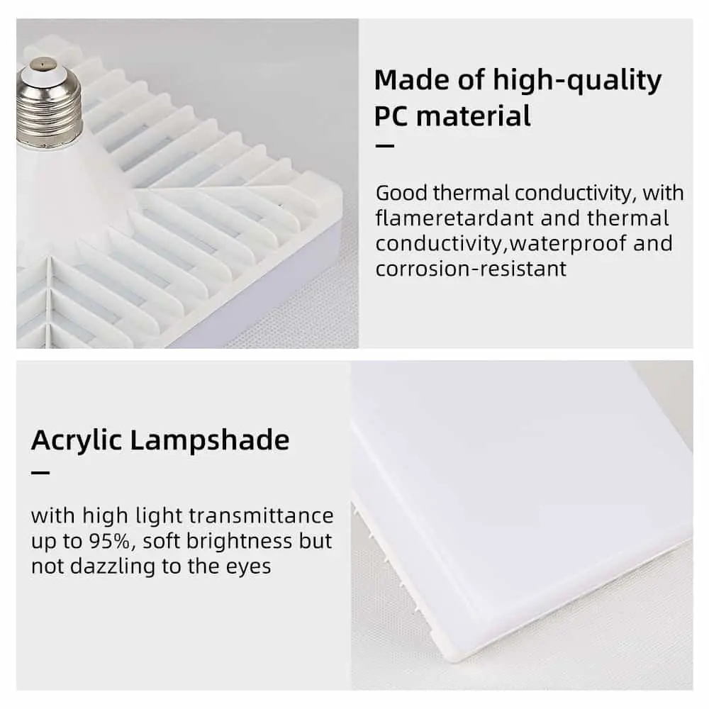 CANMEIJIA led bulbs flying saucer model square