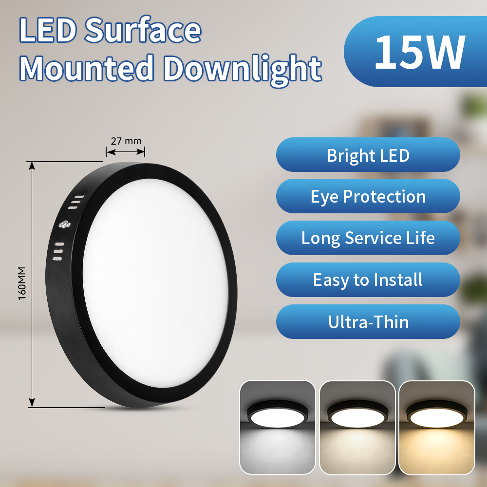 CANMEIJIA Minimalist Ultra-Thin LED Ceiling Light (Dimmable Colors)