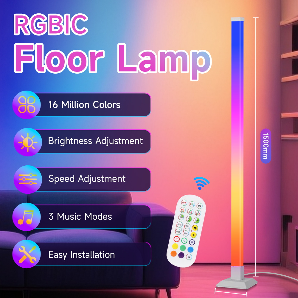 CANMEIJIA  Floor-standing ambient light, DIY kit, integrated design
