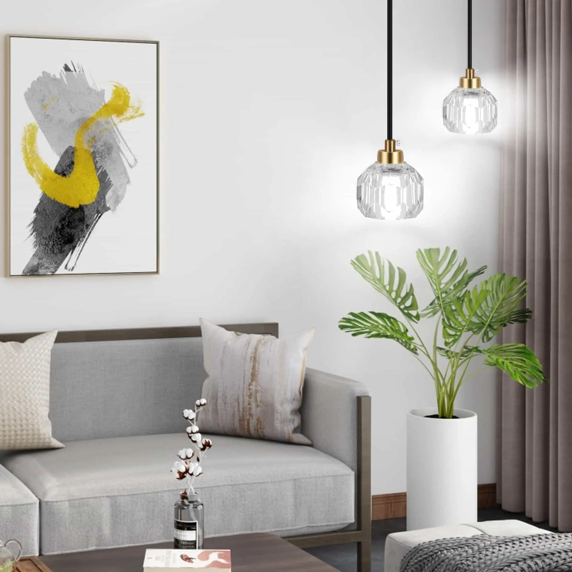 CANMEIJIA chandeliers crystal style 002 single head without alight source G9 light head