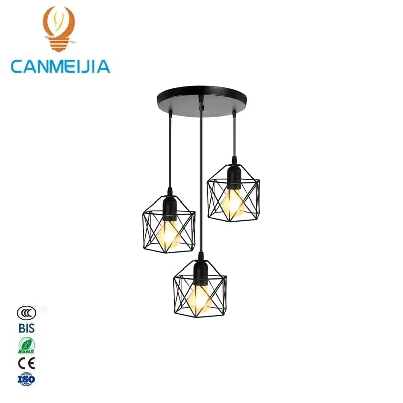 CANMEIJIA chandeliers iron style without a light source E26 light head-CANMEILIGHTS
