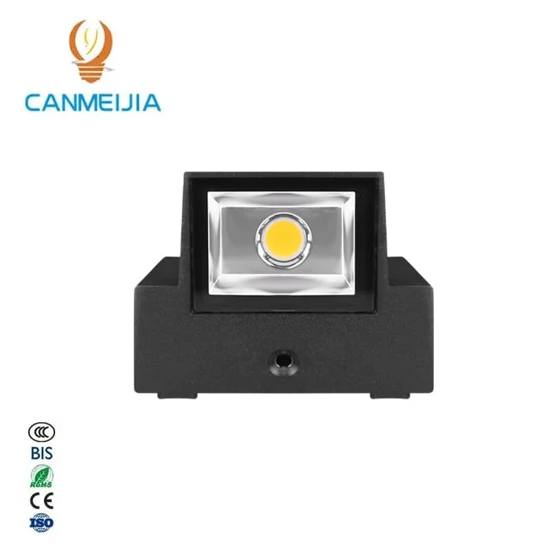 CANMEIJIA  Wall Lamp DM-BD01 Aluminum Wide Pressure Black Shell 3W Warm Light