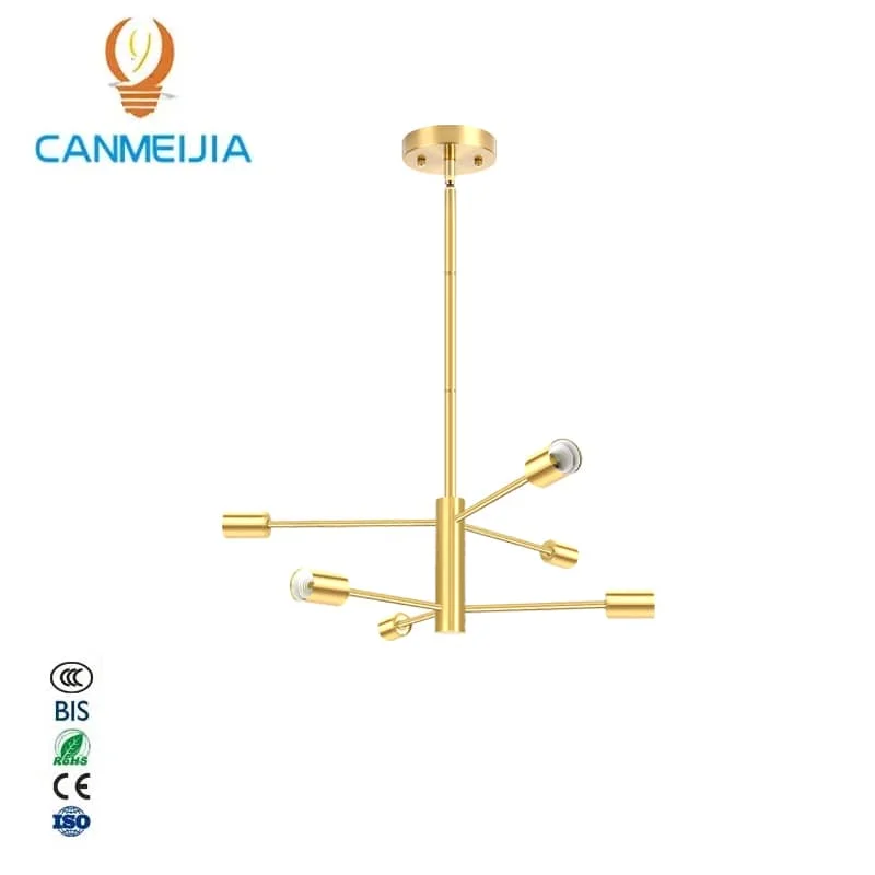 CANMEIJIA Chandelier 002 long pole E26 without light source