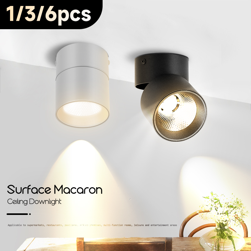 CANMEIJIA Surface-mounted folding spotlight 001, three-color adjustable