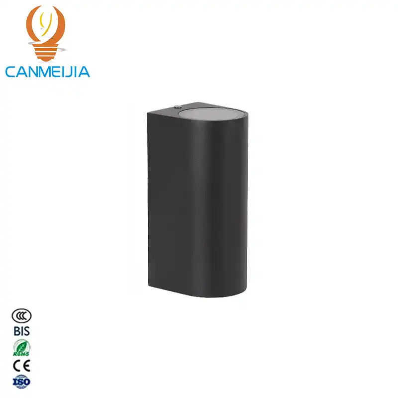 CANMEIJIA Wall Lamp BDB-155 (Plastic Model) — Black, Round, GU10 Socket