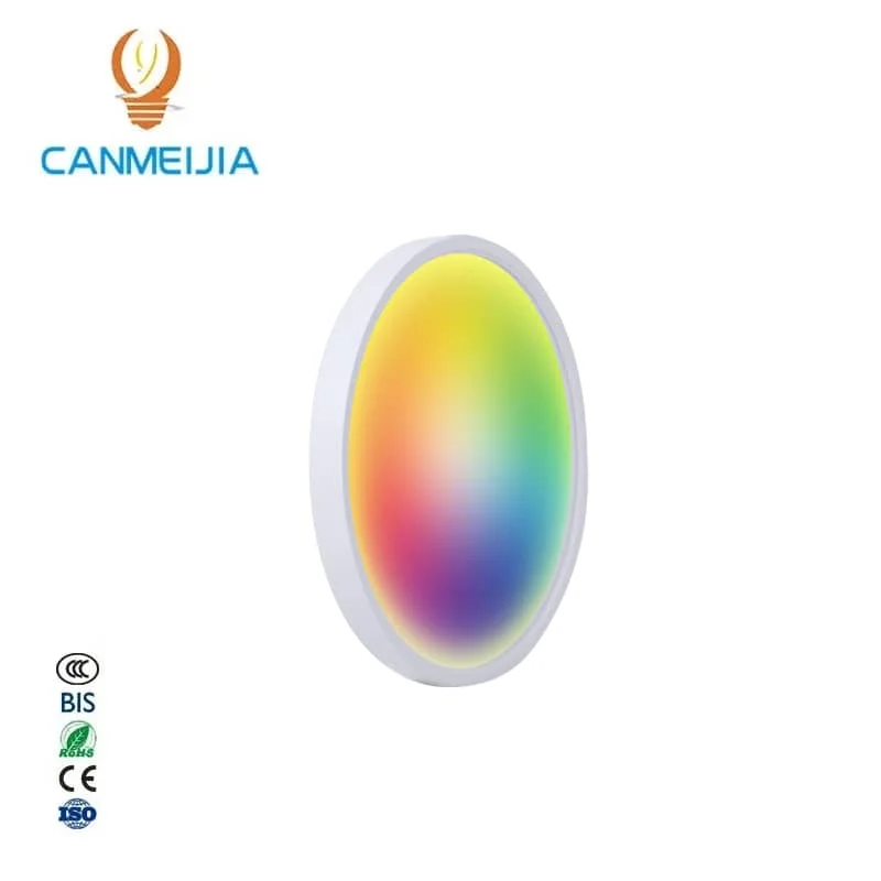 CANMEIJIA 24W IP54 RGB fashion LED ultra-thin ceiling lamp 