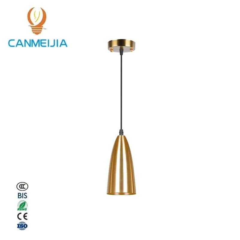 CANMEIJIA Retro single head restaurant chandelier does not include light source E26 lamp holder