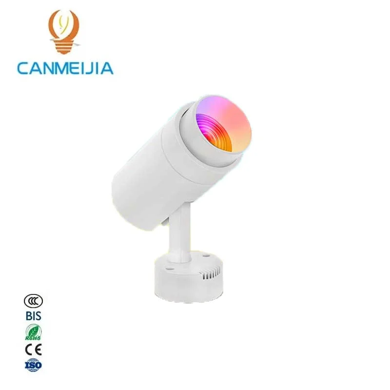 CANMEIJIA Stage Light Track Type Colorful Black/White 20W