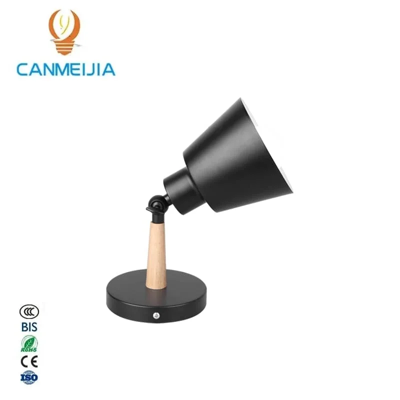 CANMEIJIA wall lamp retro style 004 black E26 lamp holder without light source