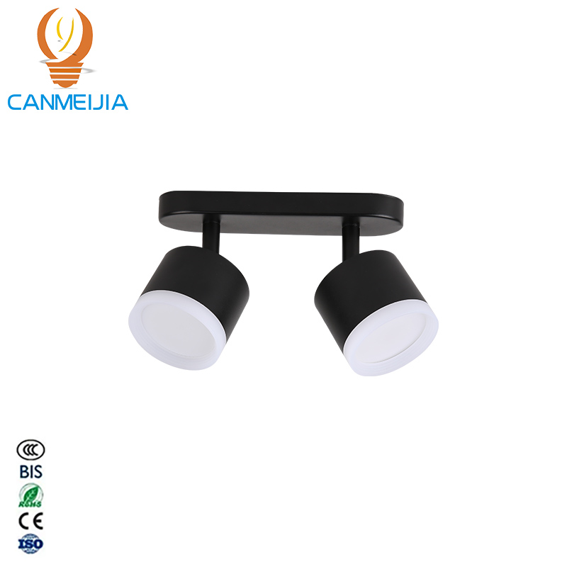 CANMEIJIA Long ceiling spotlight GX53 with acrylic front ring GX53