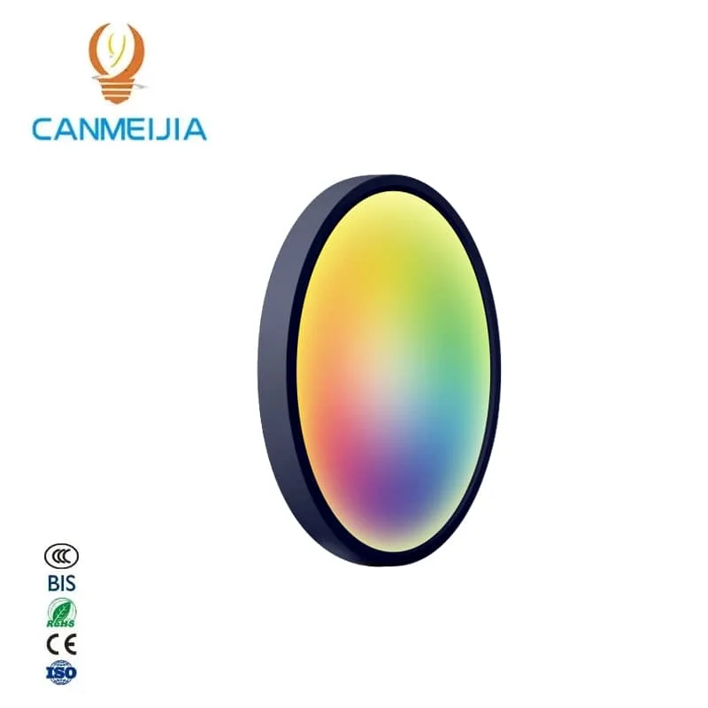 CANMEIJIA 24W IP54 RGB fashion LED ultra-thin ceiling lamp 