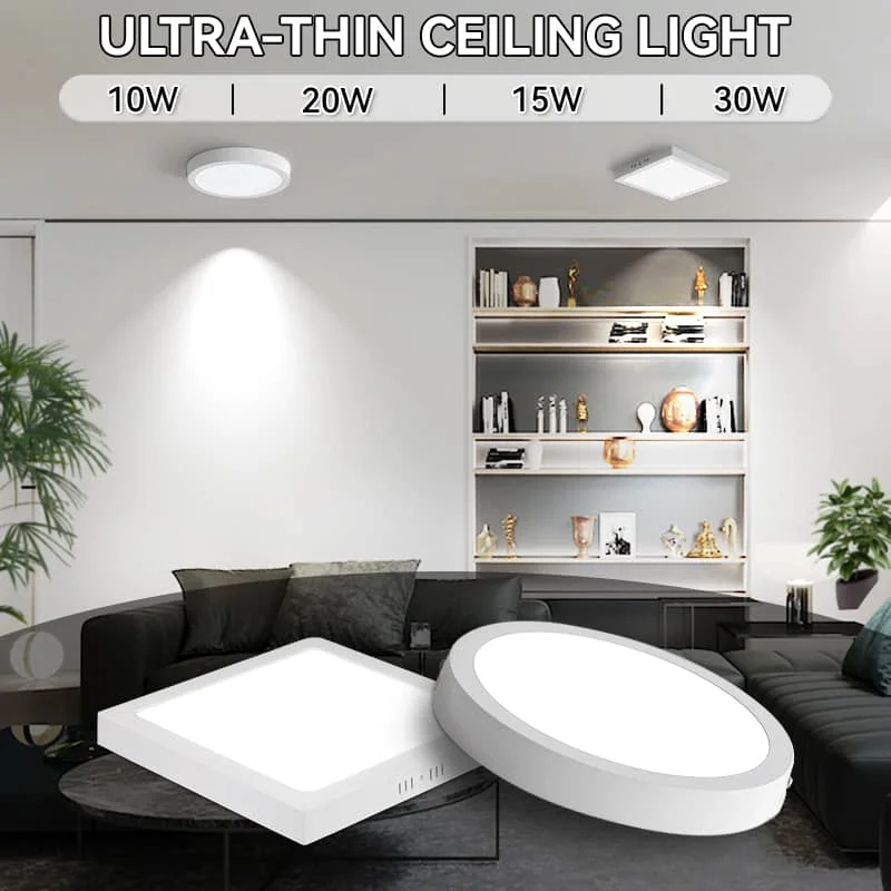 (CANMEIJIA)Surface-mounted downlight plastic white light wide pressure