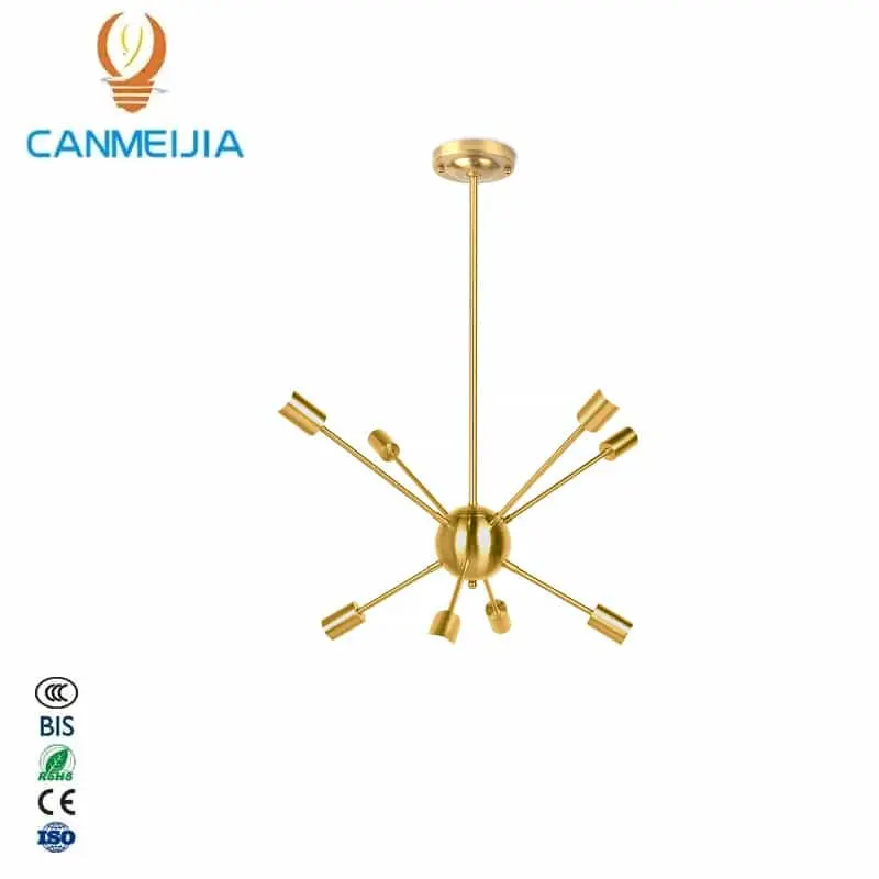 CANMEIJIA chandelier sea urchin style no light source E26 lamp head