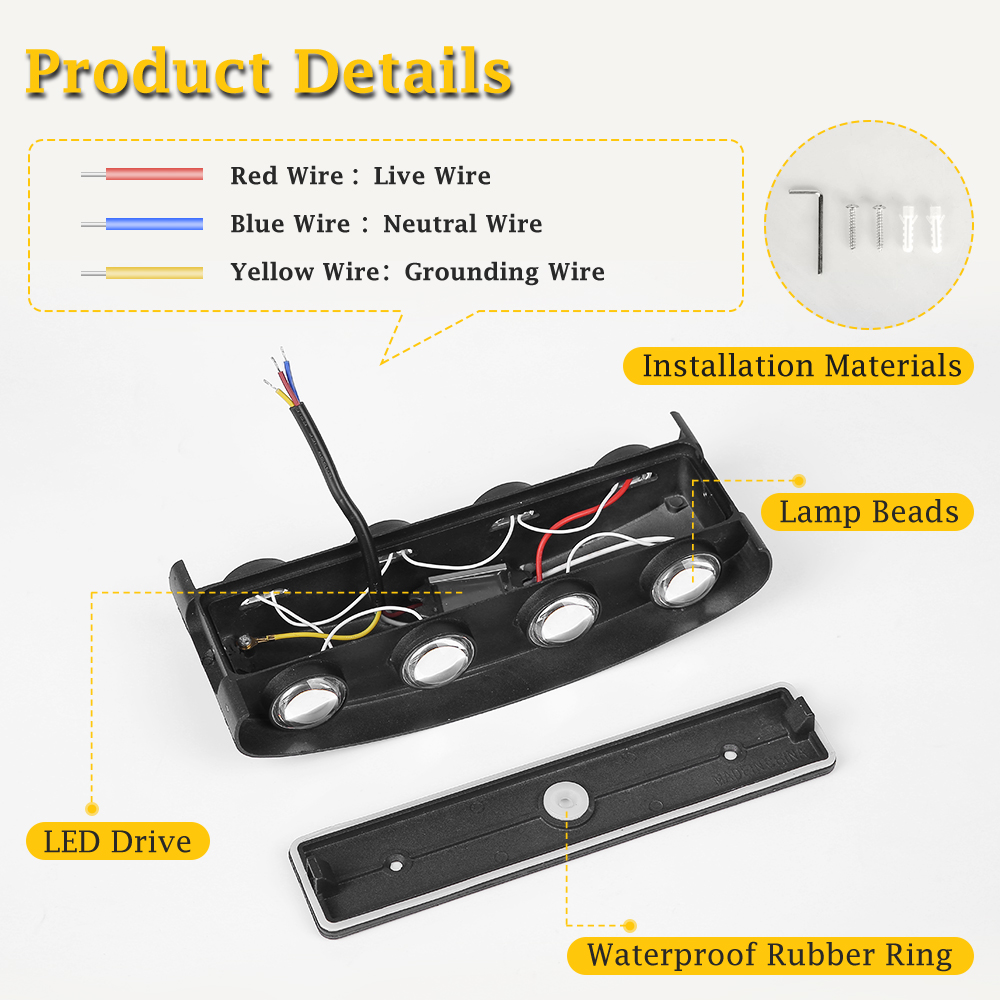 CANMEIJIA wall lamps Telescope styles waterproof outdoor wall lighting