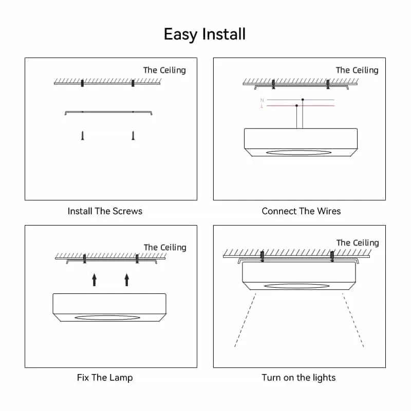 CANMEIJIA downlight surface mounted square