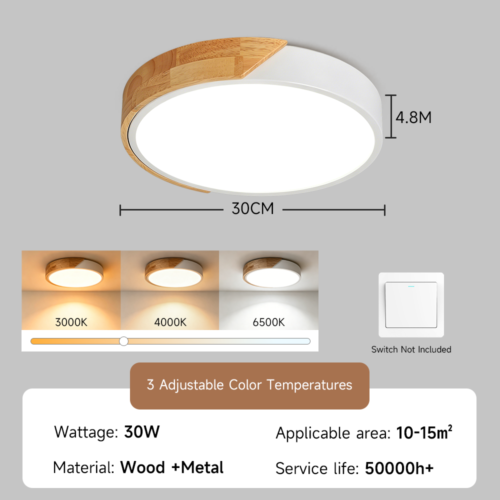 CANMEIJIA ceiling lamp three-proof model 001 2.4G stepless dimming
