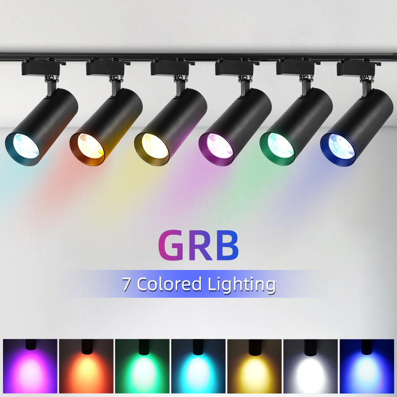 CANMEIJIA professional led stage lighting colorful light source track type（图片不对）rgb轨道聚光灯