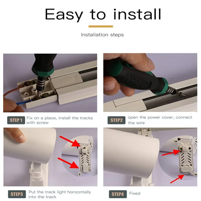 （CANMEIJIA）0.5-1mPlastic accessories for track strips