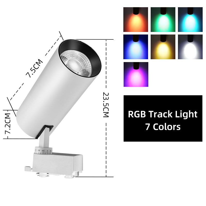 CANMEIJIA professional led stage lighting colorful light source track type（图片不对）rgb轨道聚光灯