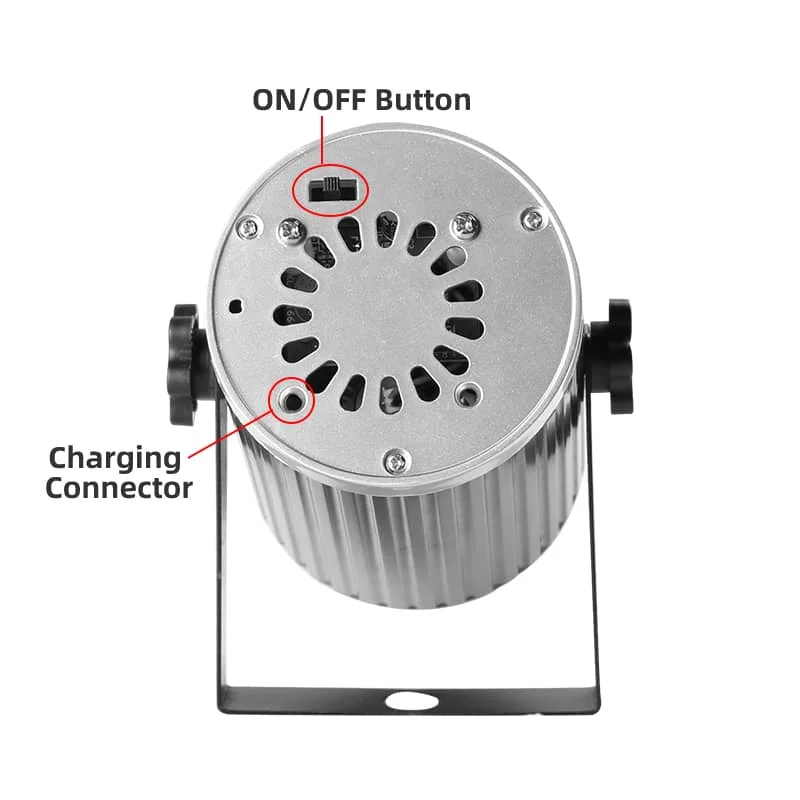 CANMEIJIA Projection laser stage lights3W black