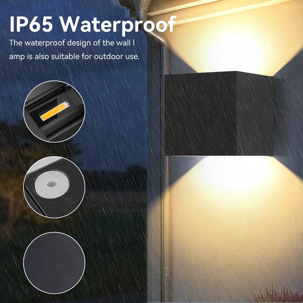 (CANMEIJIA)Wall lamp BDA-01 aluminum split black frame