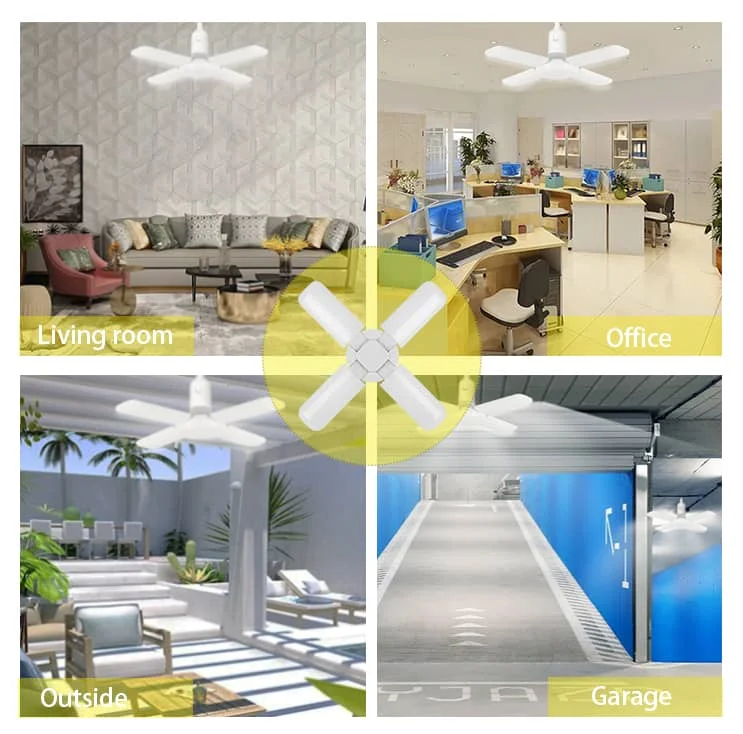 CANMEIJIA LED Music Fan Light Remote Control 40W