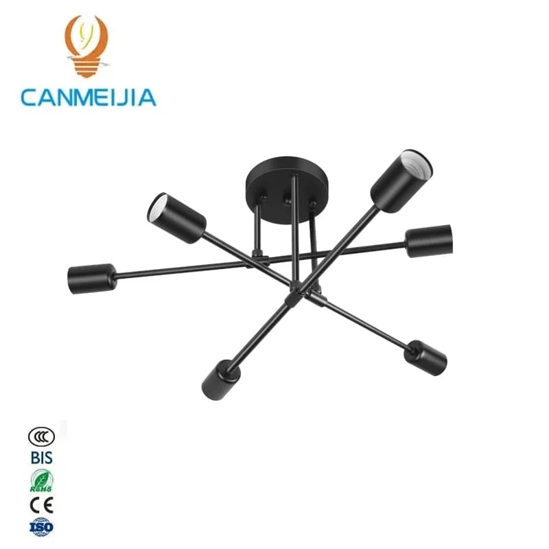 CANMEIJIA branch shape pendant 003 golden 6 lamp base E26 does not include light source