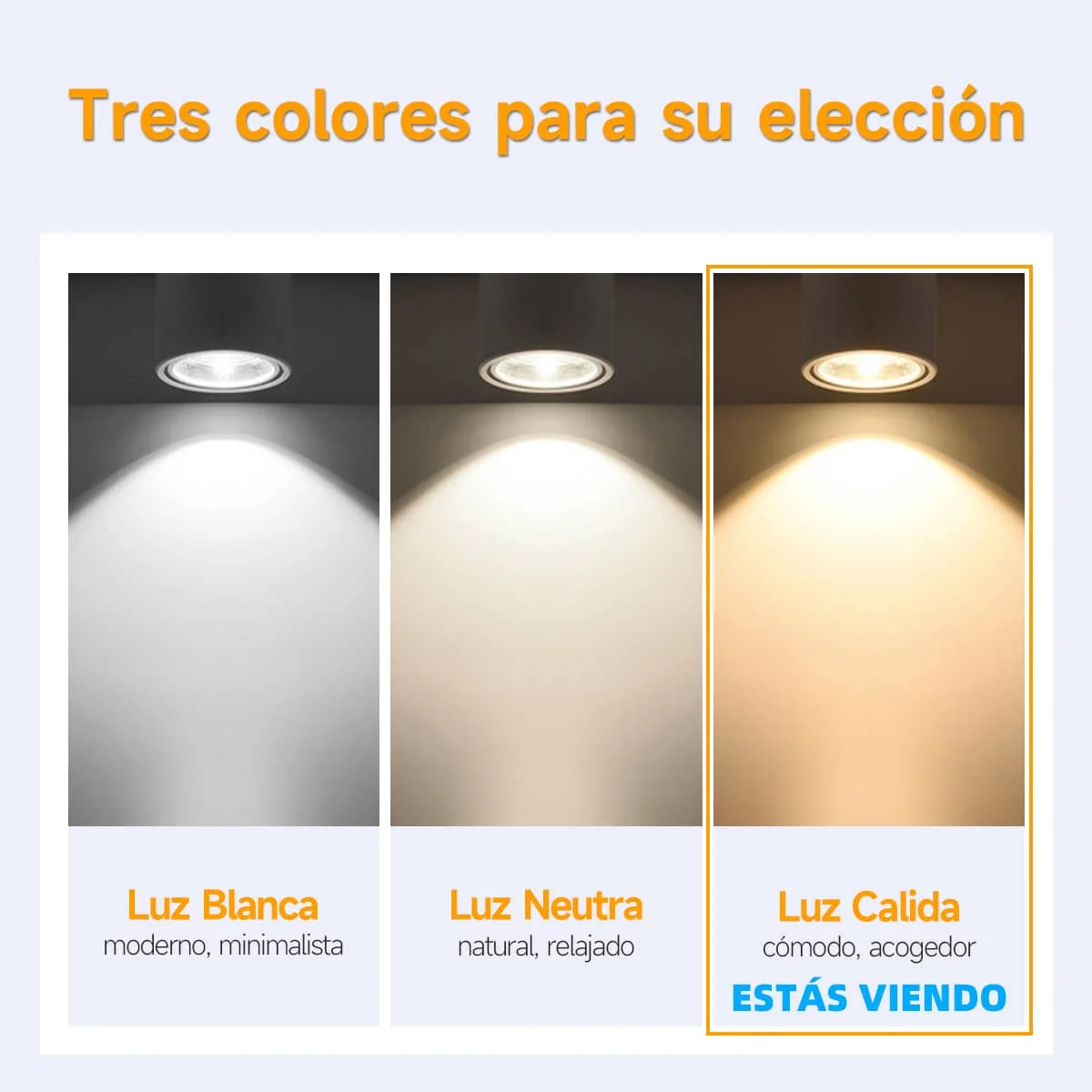 （CANMEIJIA） Folding Surface Mounted Downlight 001 Black 7W/10w/15w Three-color dimming