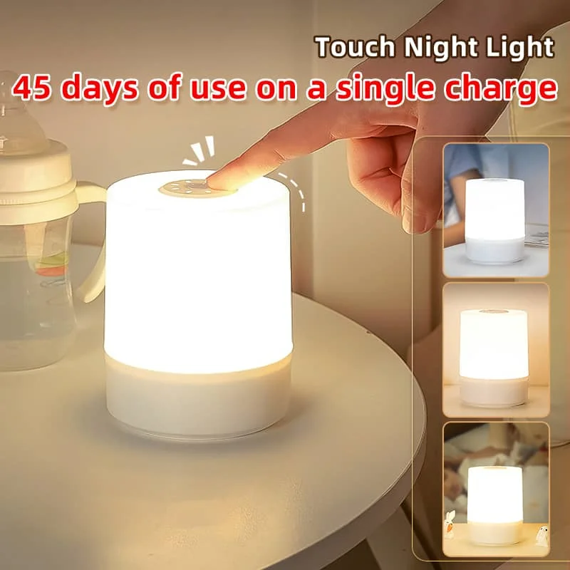 CANMEIJIA Desktop night light 001 USB charging touch dimming + three-color dimming