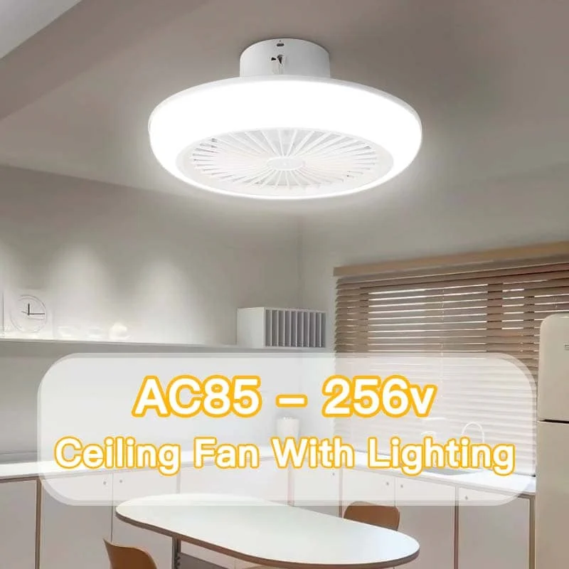 CANMEIJIA Fan ceiling lamp 001 wide voltage three-color dimming + remote control