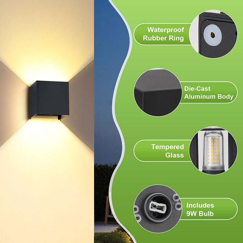 CANMEIJIA  Wall Lamp BDA-01, Aluminum Material, G9 Lamp Holder