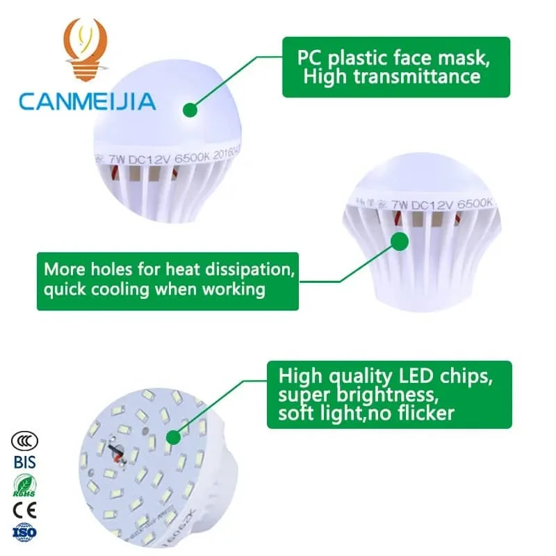 CANMEIJIA 12W 20W high lumen rechargeable lamps 30W 40W Smart Emergency Rechargeable LED Light Bulb