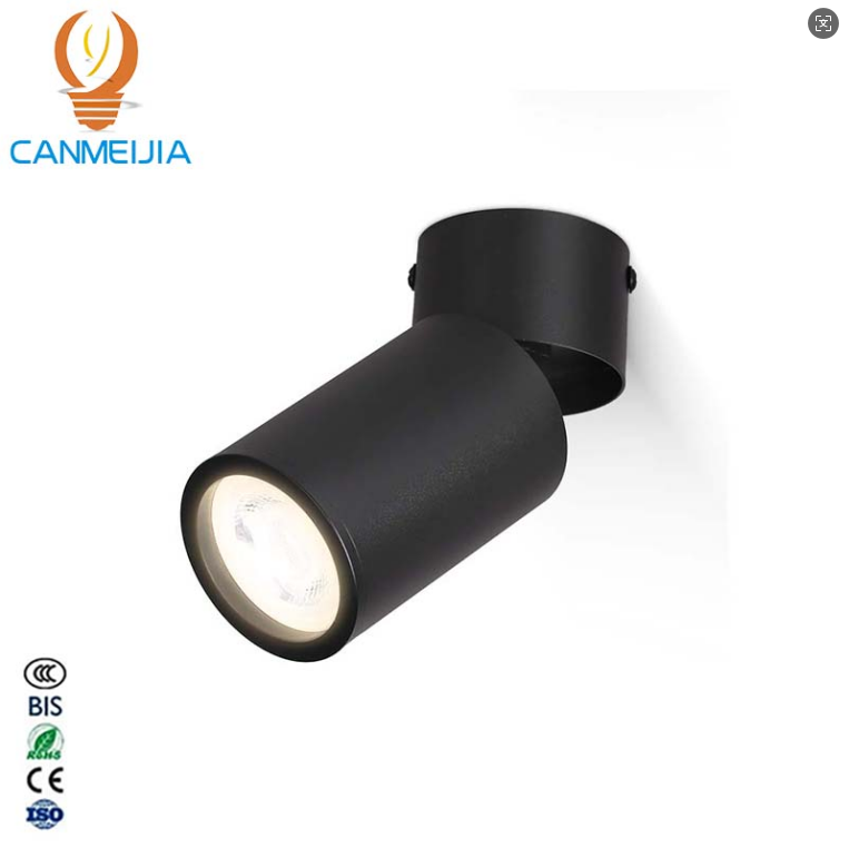 GU10 model surface-mounted folding spotlight