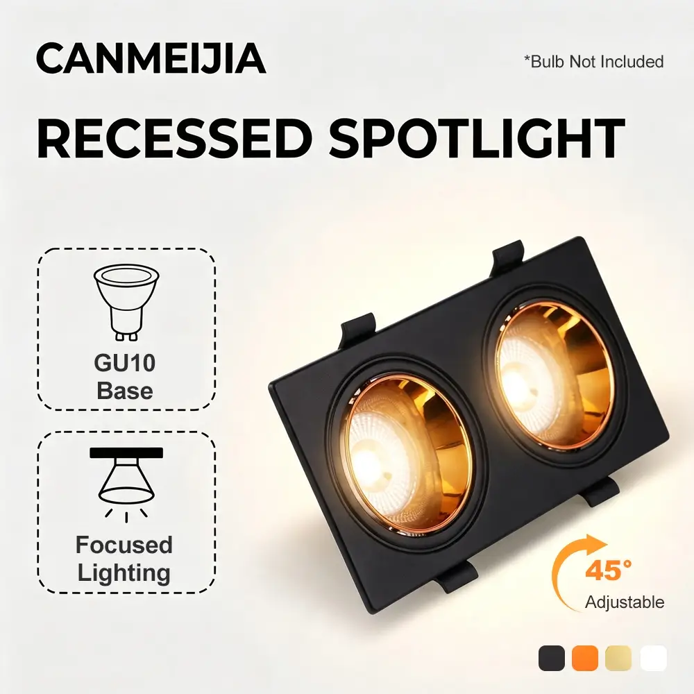 trimless GU10 downlight fitting