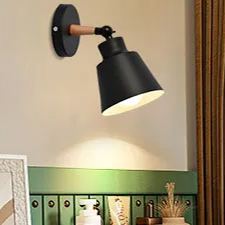 (CANMEIJIA) wall lamp retro style 004 black E26 lamp holder without light source