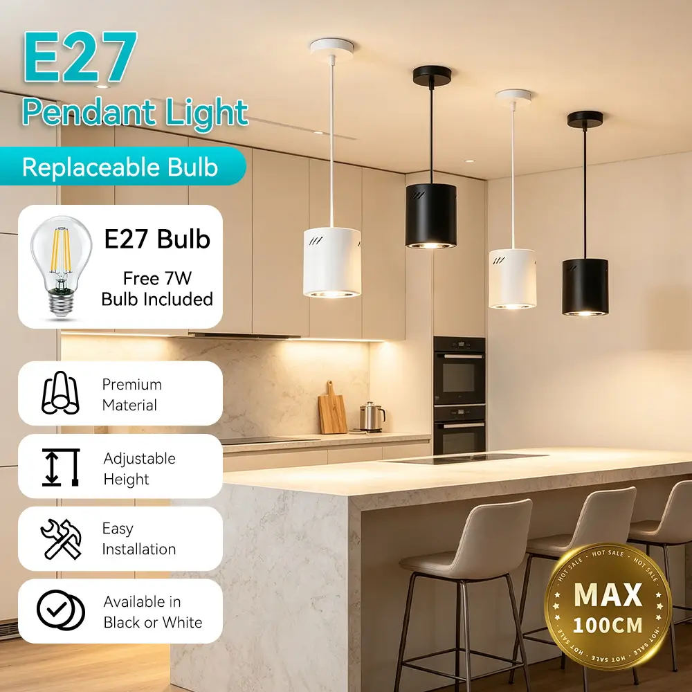 CanMeiJia Ceiling-mounted pendant downlight (E27, without light source)
