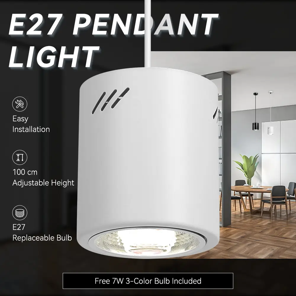 CanMeiJia Ceiling-mounted pendant downlight (E27, without light source)