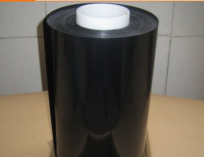 Insulation base film 0.43mm scratch resistant black plastic PC polycarbonate sheet flame retardant
