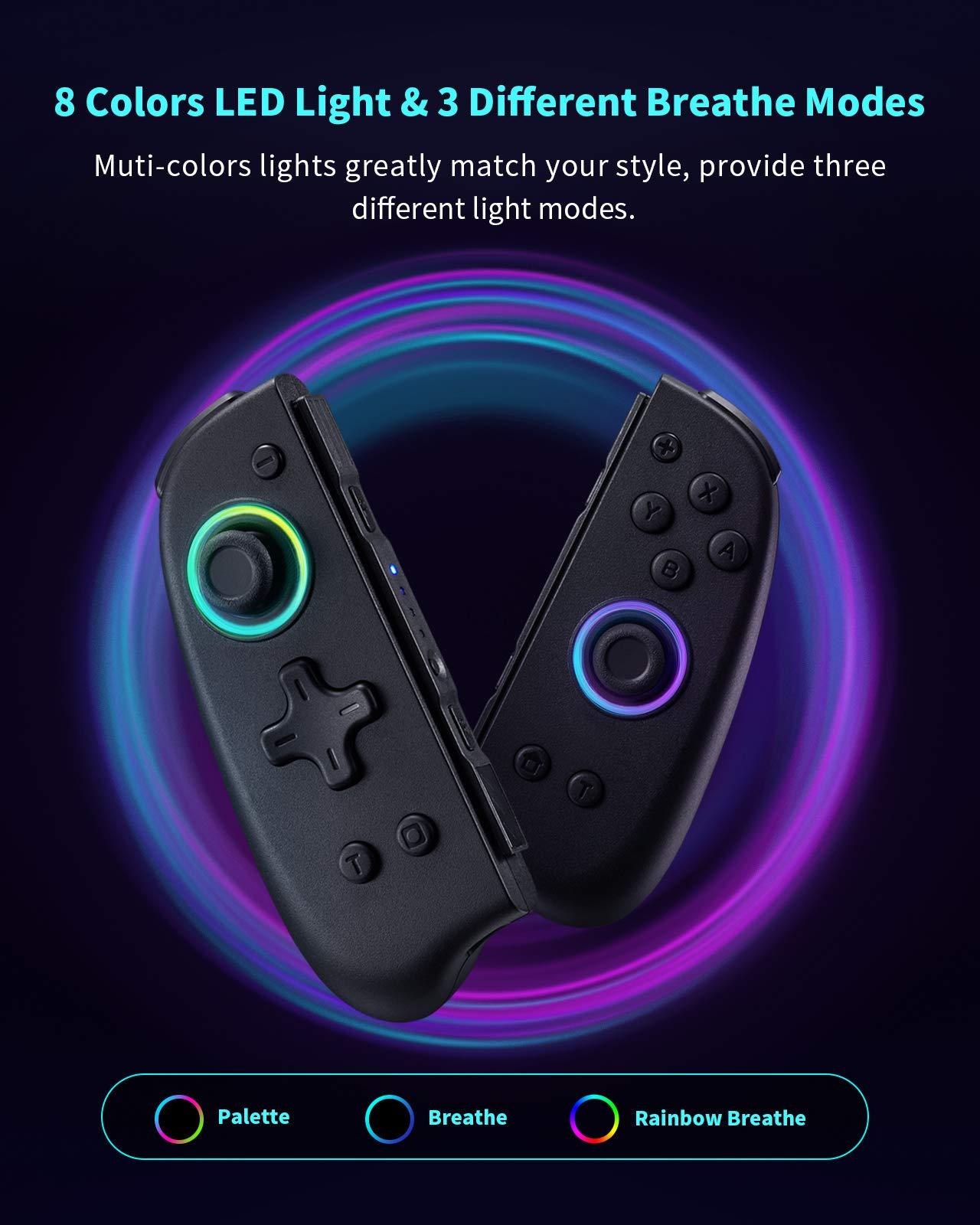DOYOKY Classic RGB Joycon Hall Effect Joystick EditionBlackDOYOKY