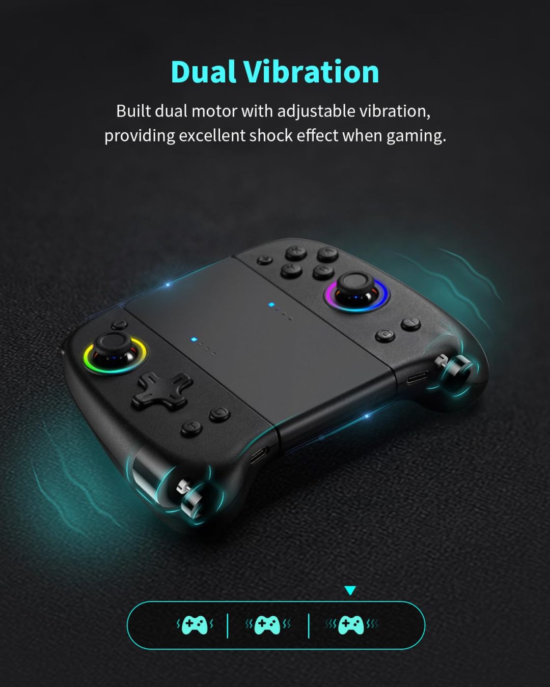DOYOKY Classic RGB Joycon Hall Effect Joystick EditionBlackDOYOKY