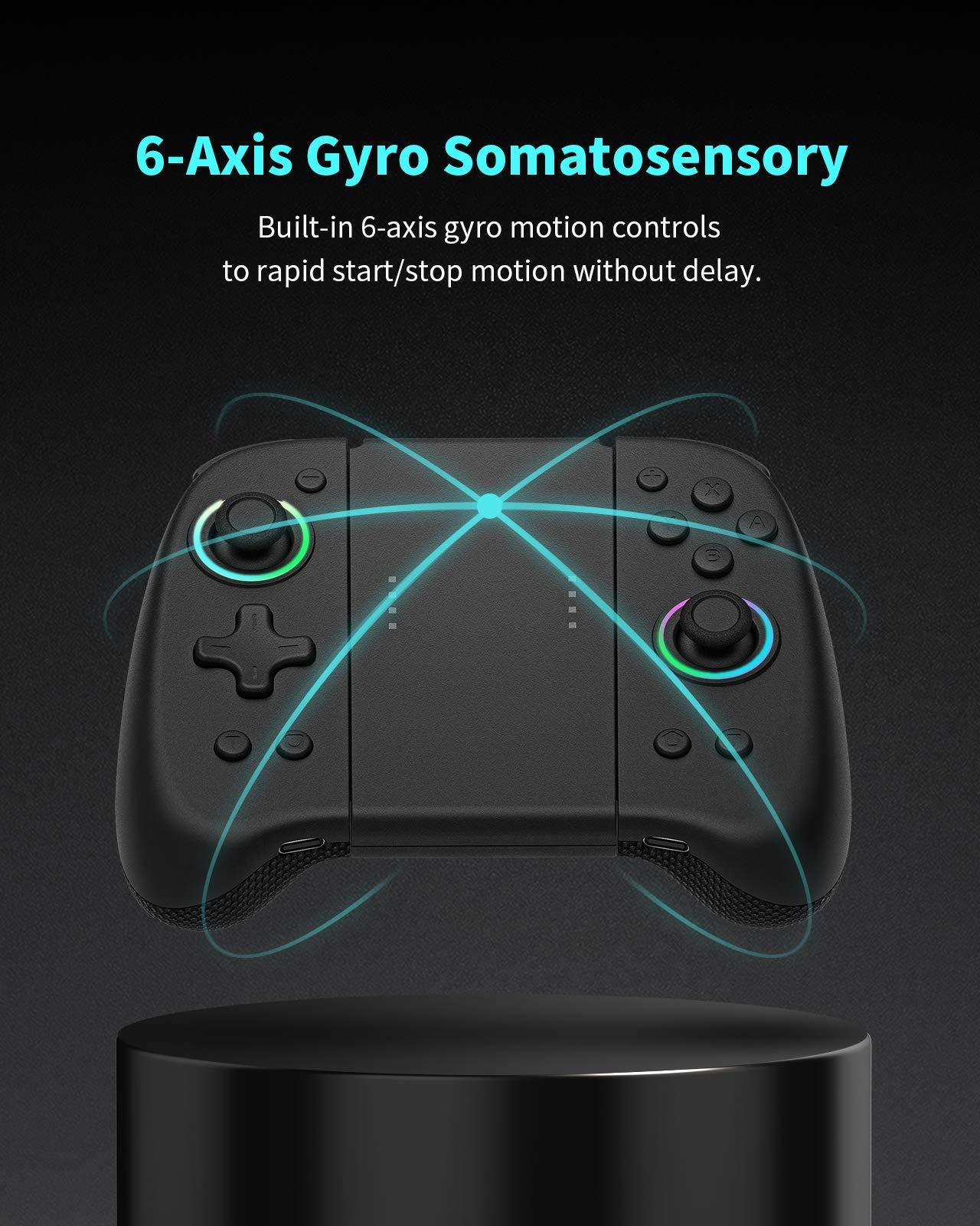 DOYOKY Classic RGB Joycon Hall Effect Joystick EditionBlackDOYOKY