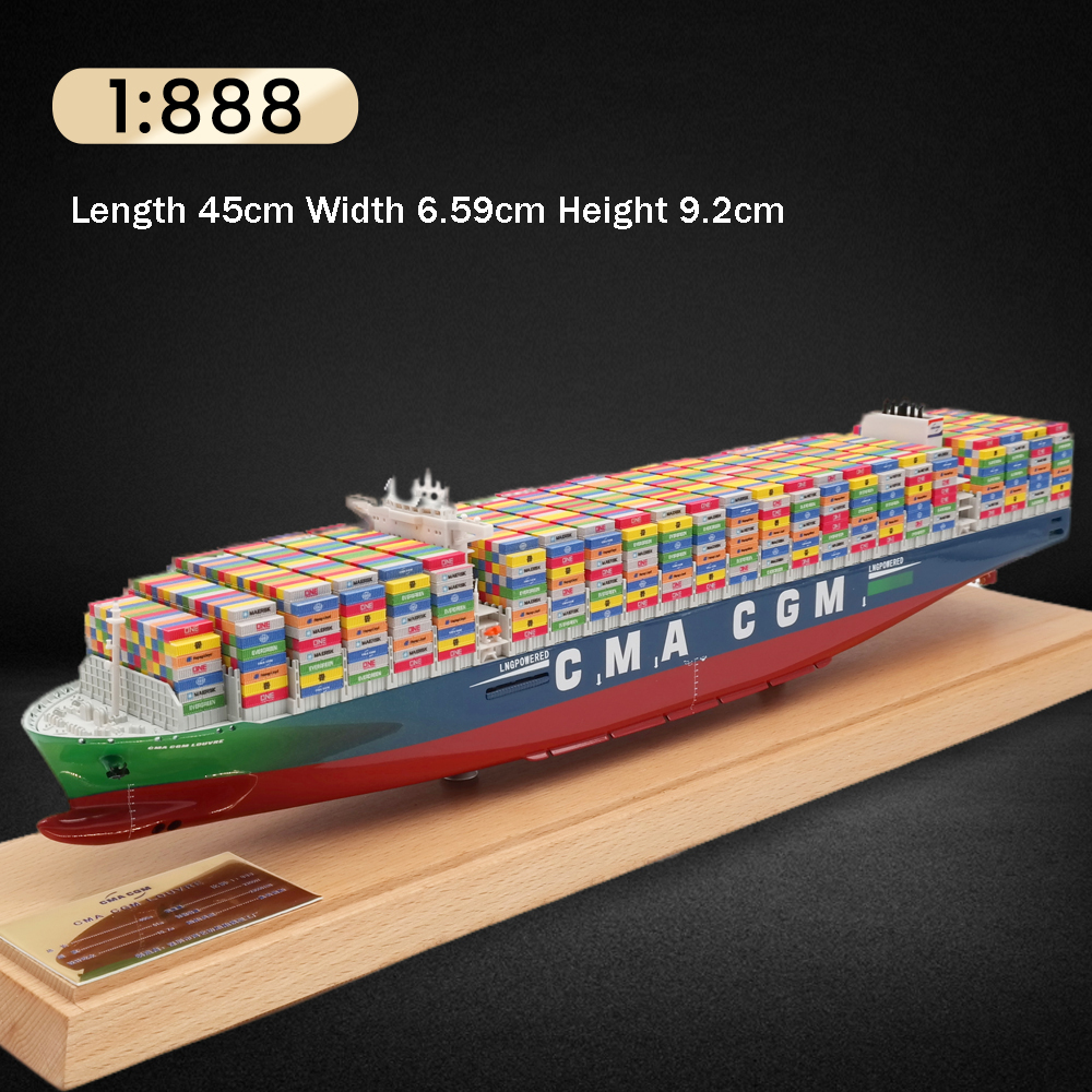45cm container ship model (scale 1:888)