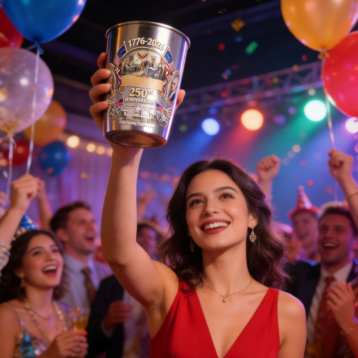 🇺🇸 250th Anniversary Glass Set – 1776-2026 Patriotic Keepsake 🎖️✨